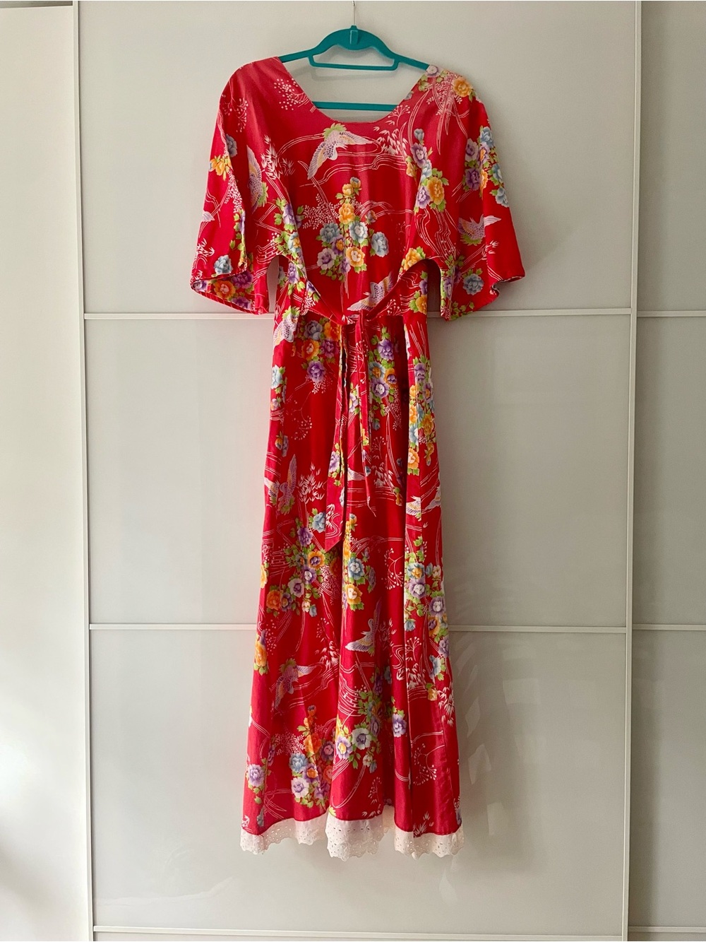 Vintage Two Potato Laguna Beach Floral Maxi Dress